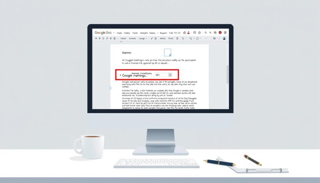 cara mengatur margin di google docs